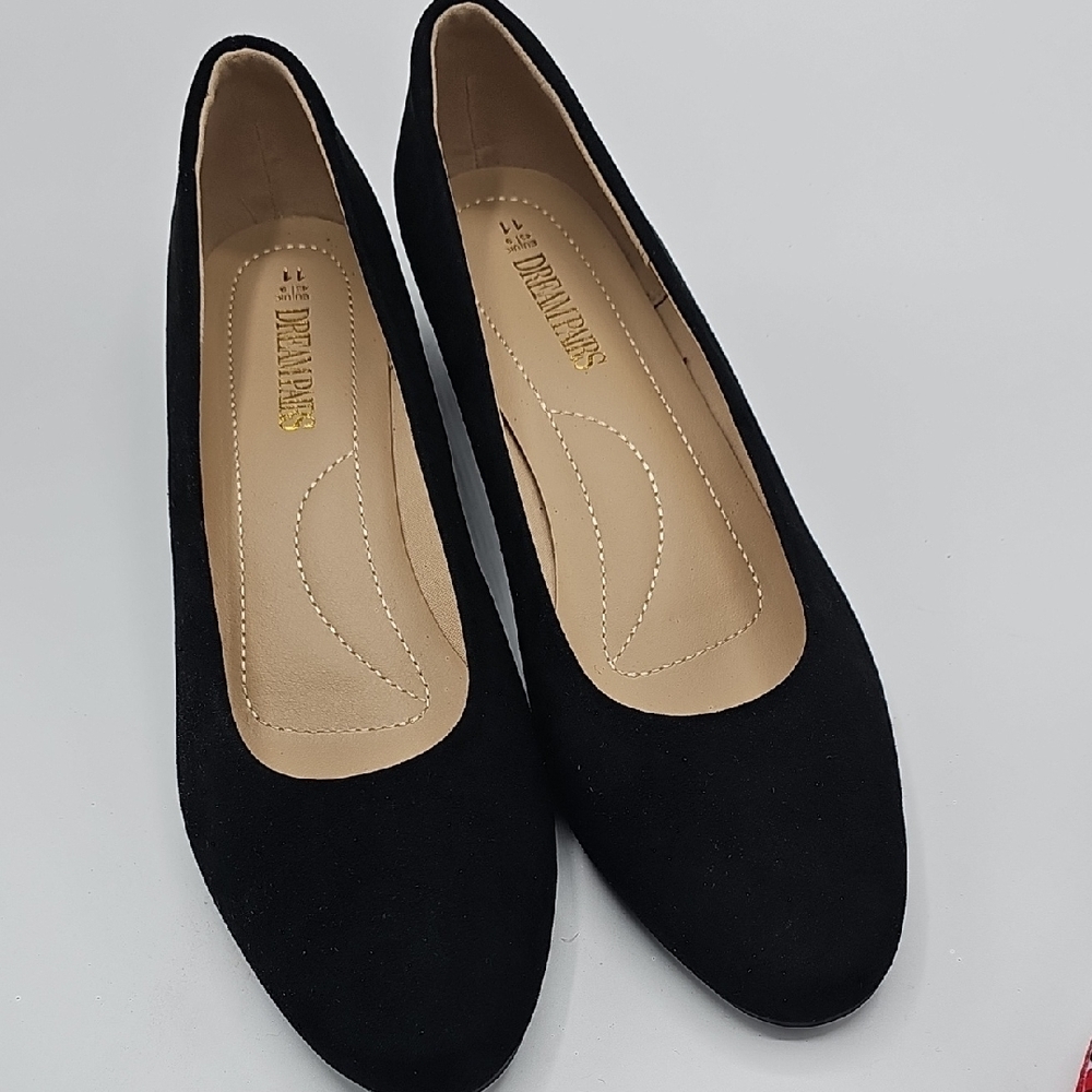 Dream Pairs Black Ballet Flats Sleek Design
